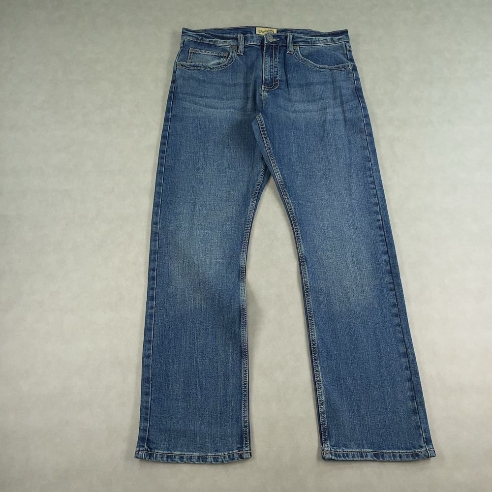 Wrangler 20X Style 44 Mens Slim Straight Leg Jeans Medium Wash 34x32 Western